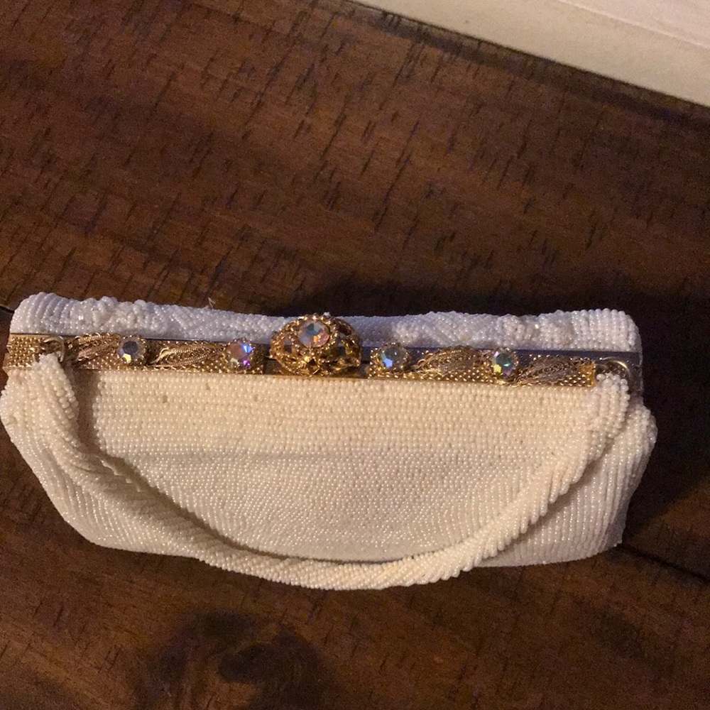 Delill 1950 hand beaded vintage bag - Picture 4 of 7